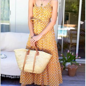 India Collection, button front sundress, organic